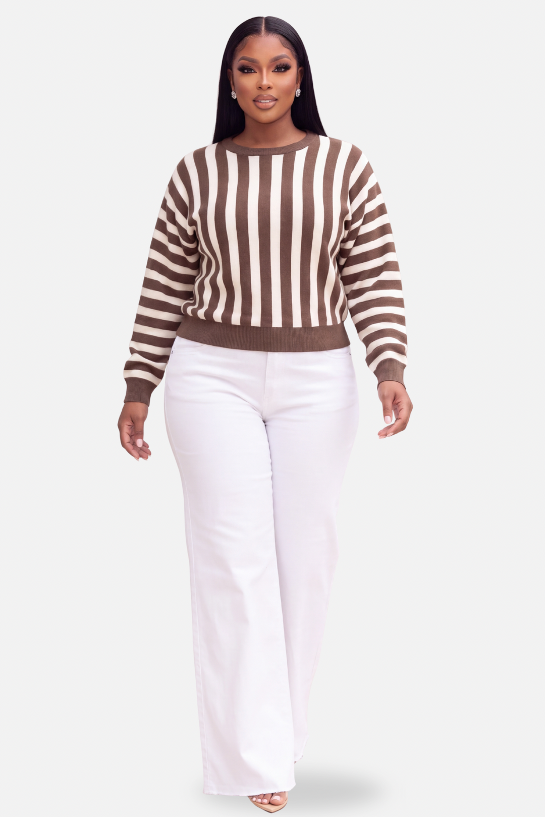 The Ivory Edit Wide-Leg Denim [White]