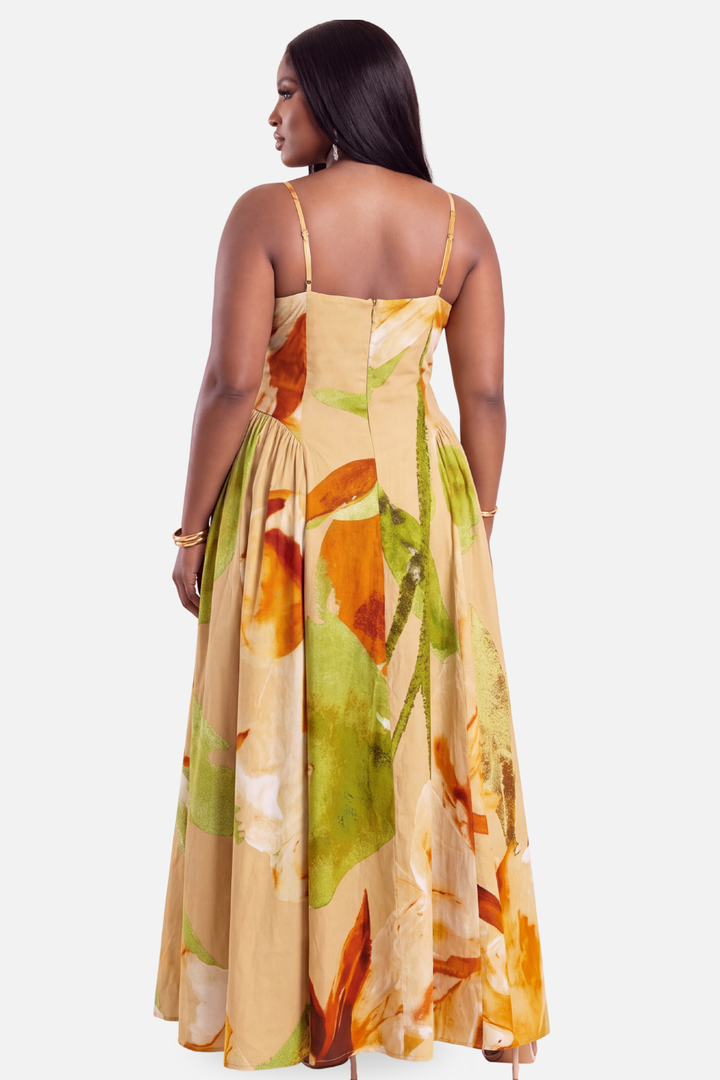 Maya Floral Maxi Dress [Multi]