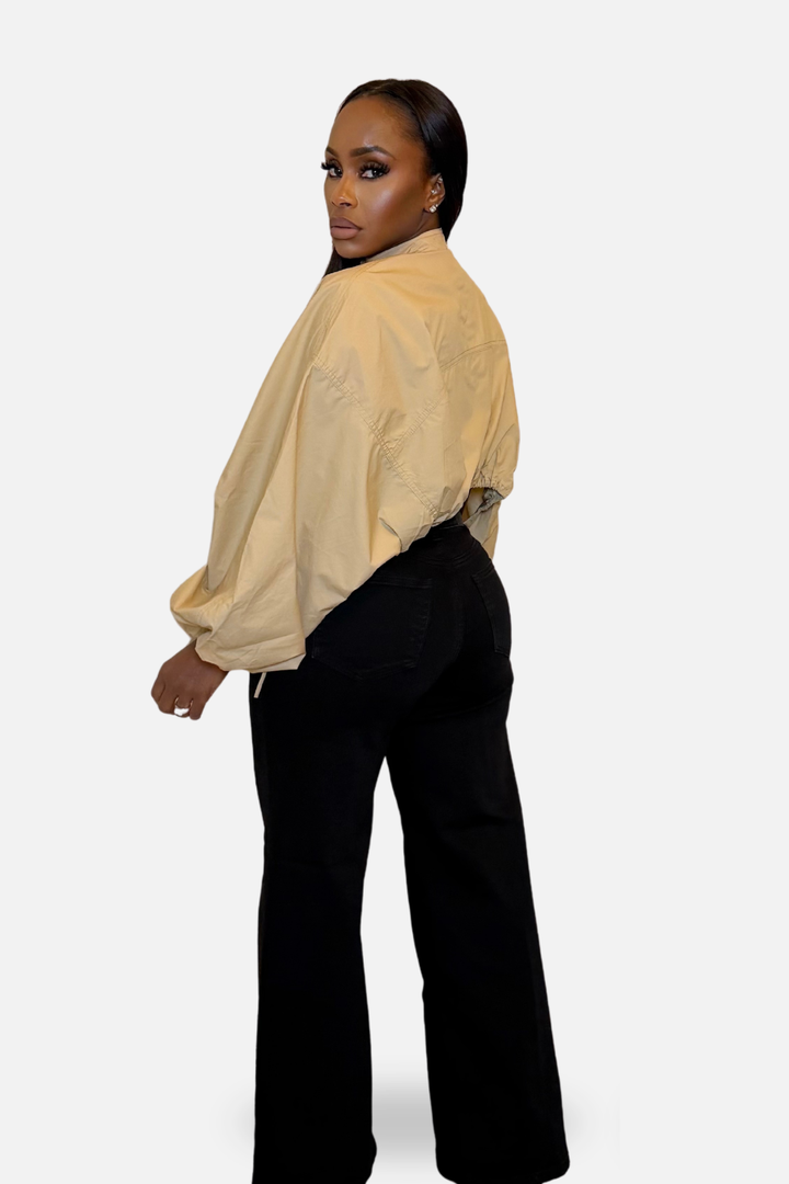 The Midnight Muse Wide-Leg Denim Jeans [Black]