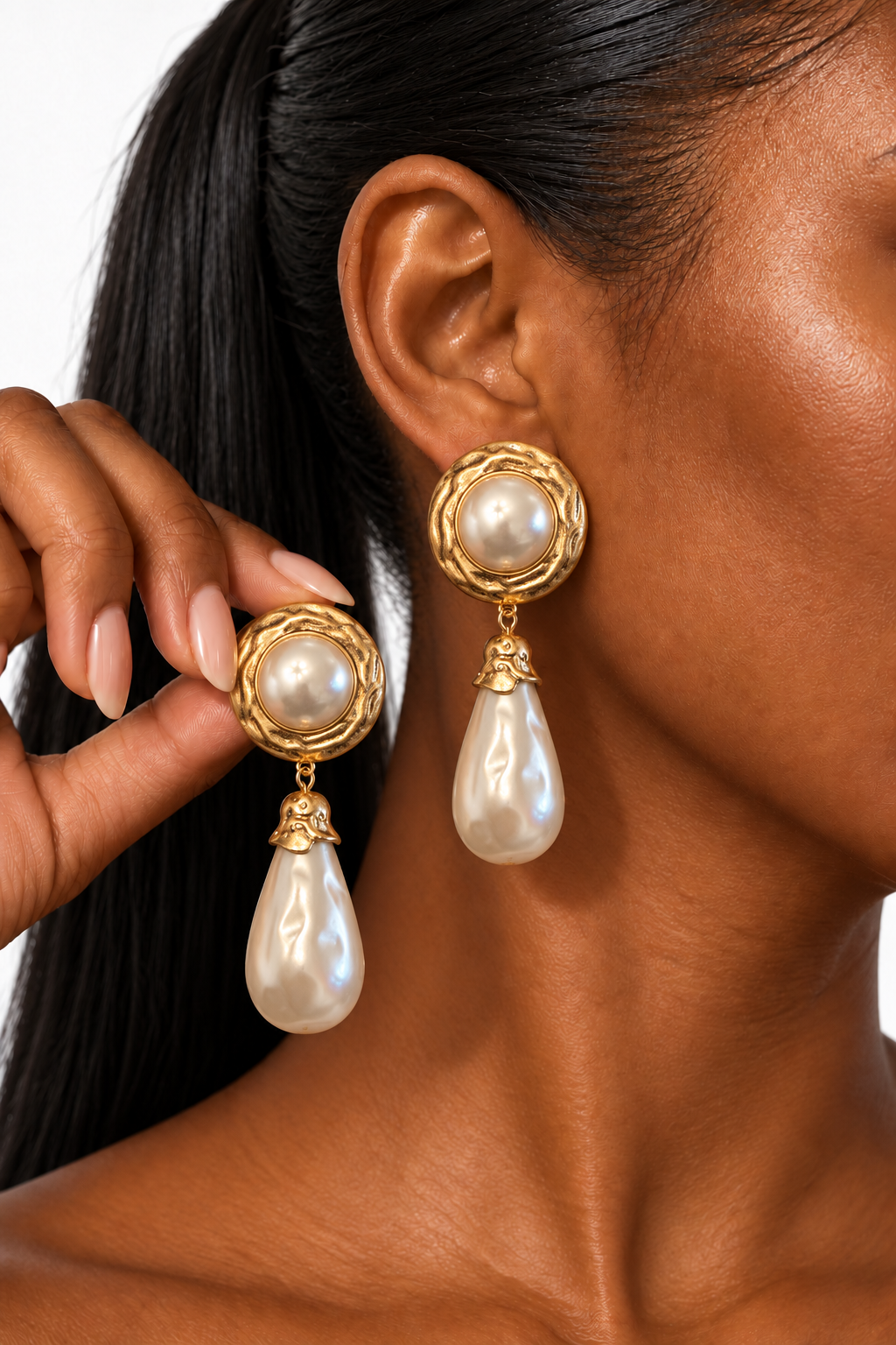 The Eloise Pearl Drops — Teardrop Pair
