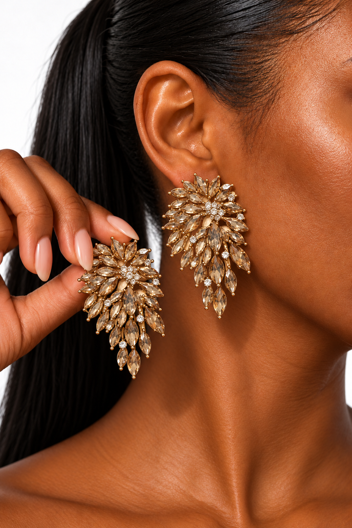 The Seraphina Crystal Earrings