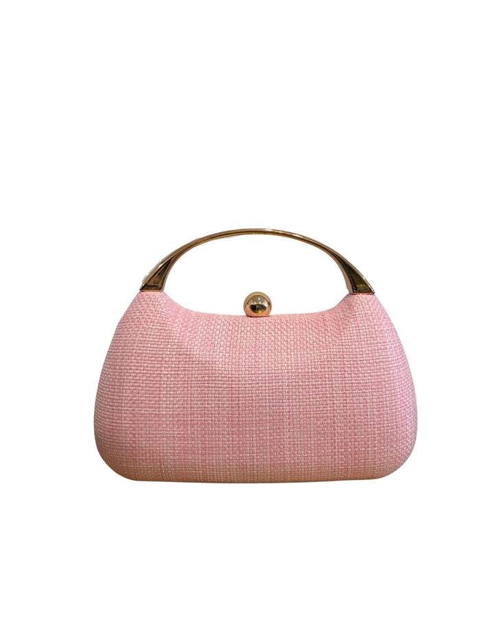 The Island Luxe Sphere Handle Clutch