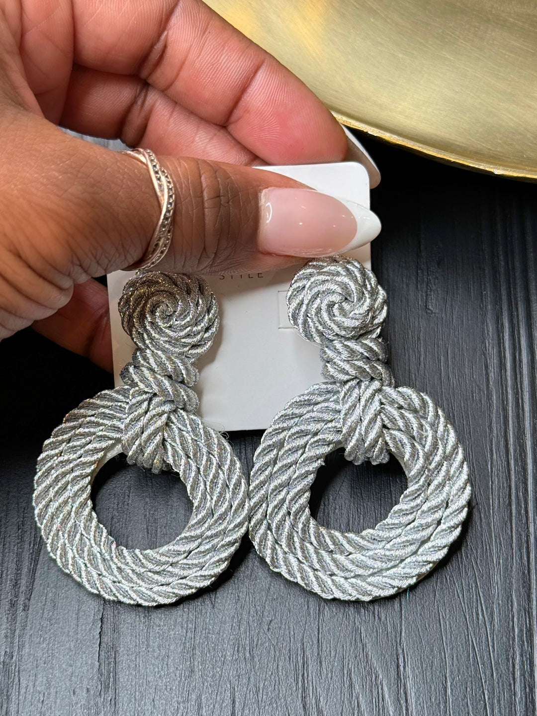 Braided Rounded Earring