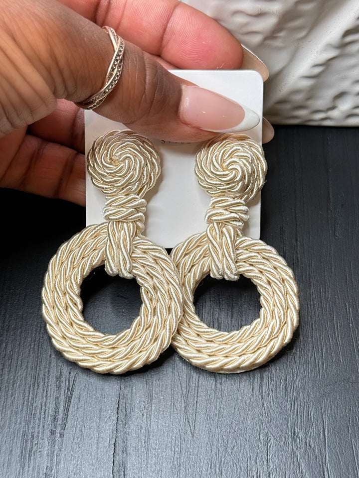 Braided Rounded Earring