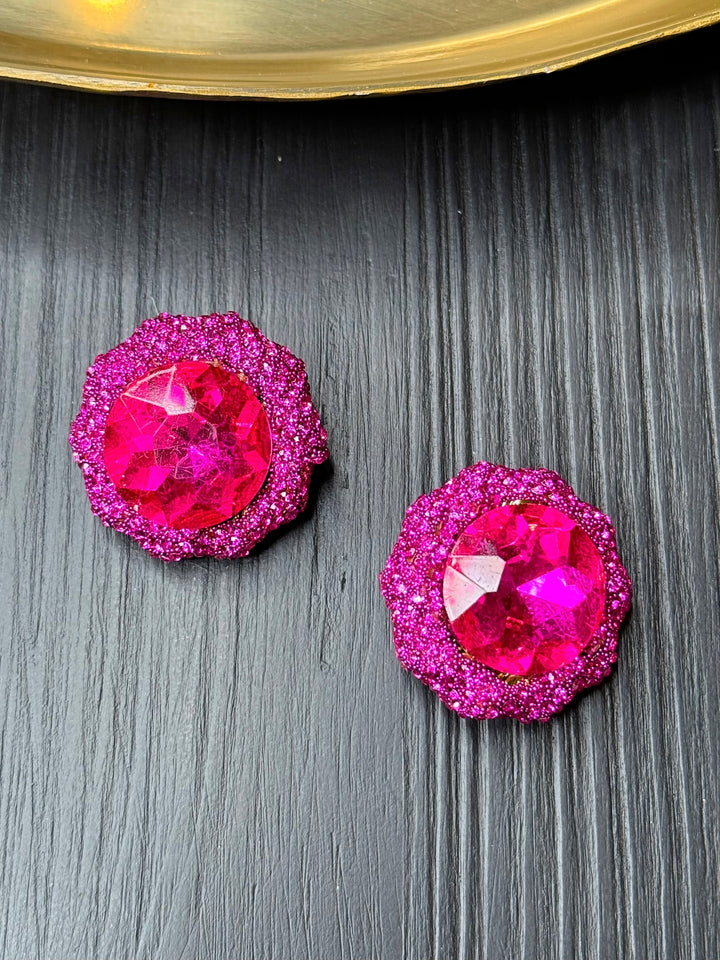 Rhinestone Clusters Earrings