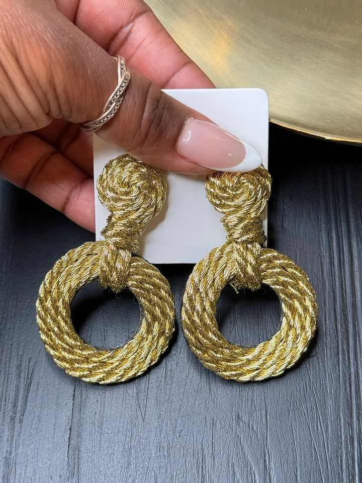 Braided Rounded Earring