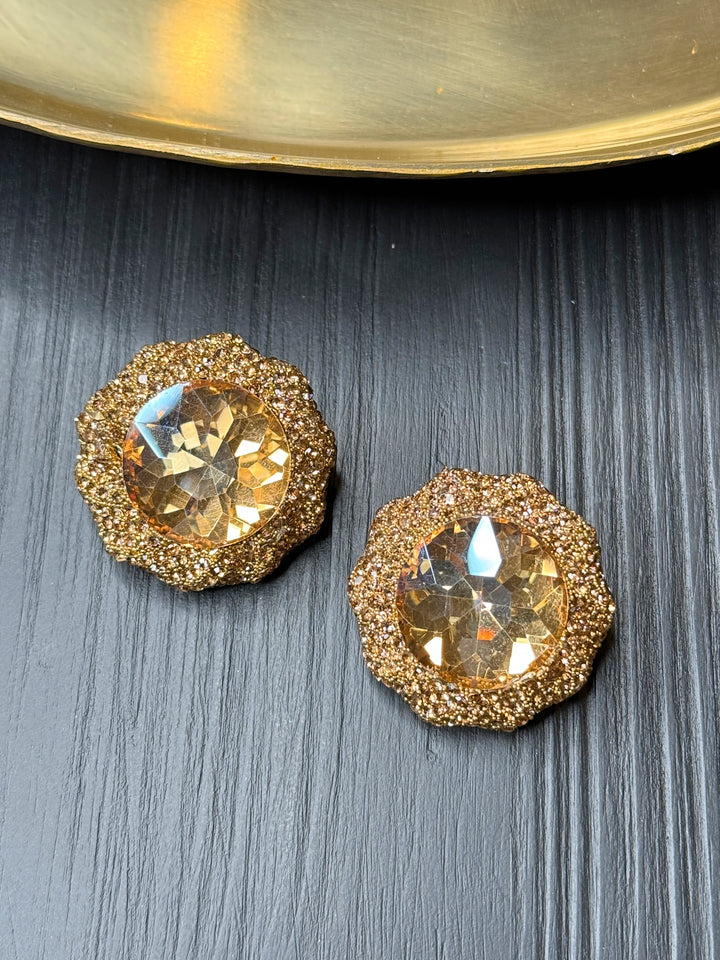 Rhinestone Clusters Earrings