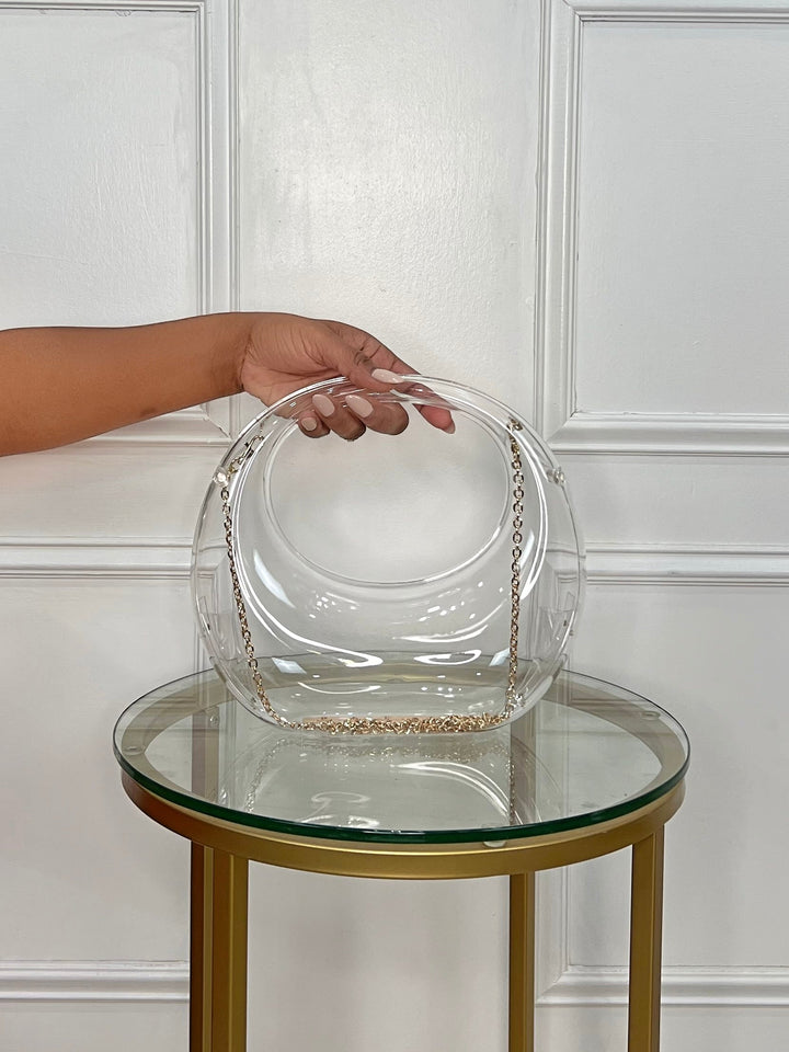 Bess Round Clear Bag (Clear)