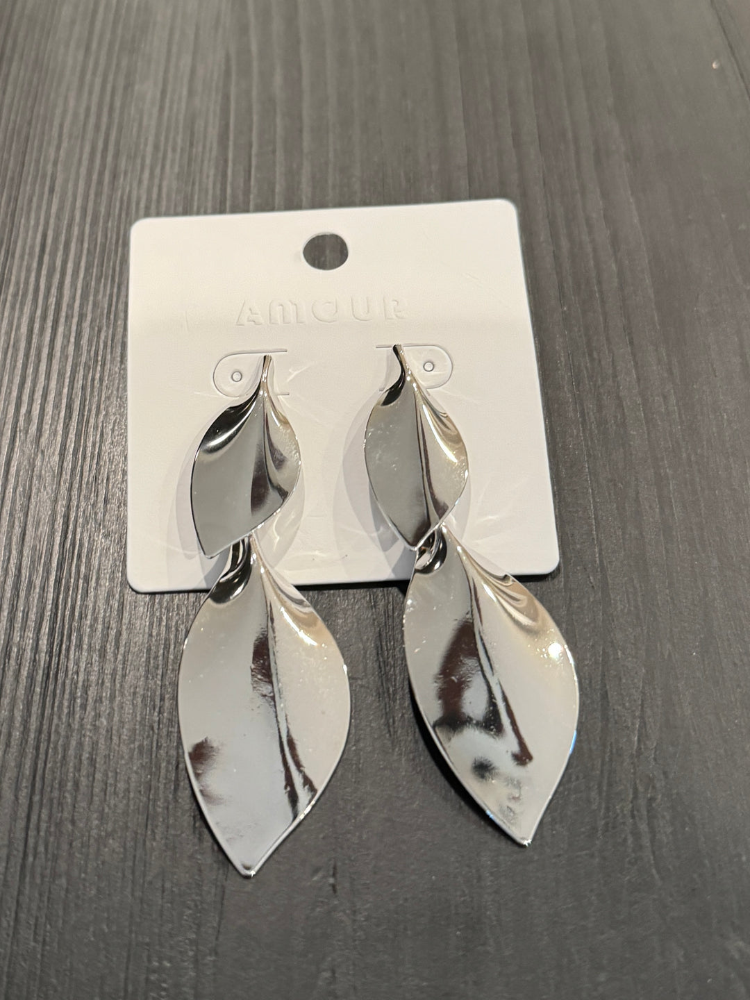 Leaf Shaped Drop Earring