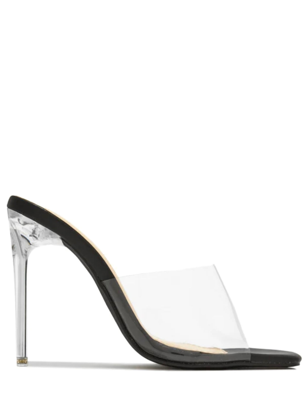 Itzy Clear Mules (Black)