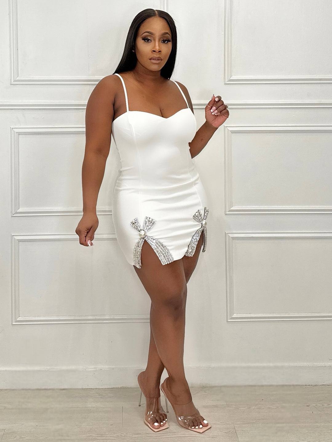 Nothing Like This Mini Dress (White)