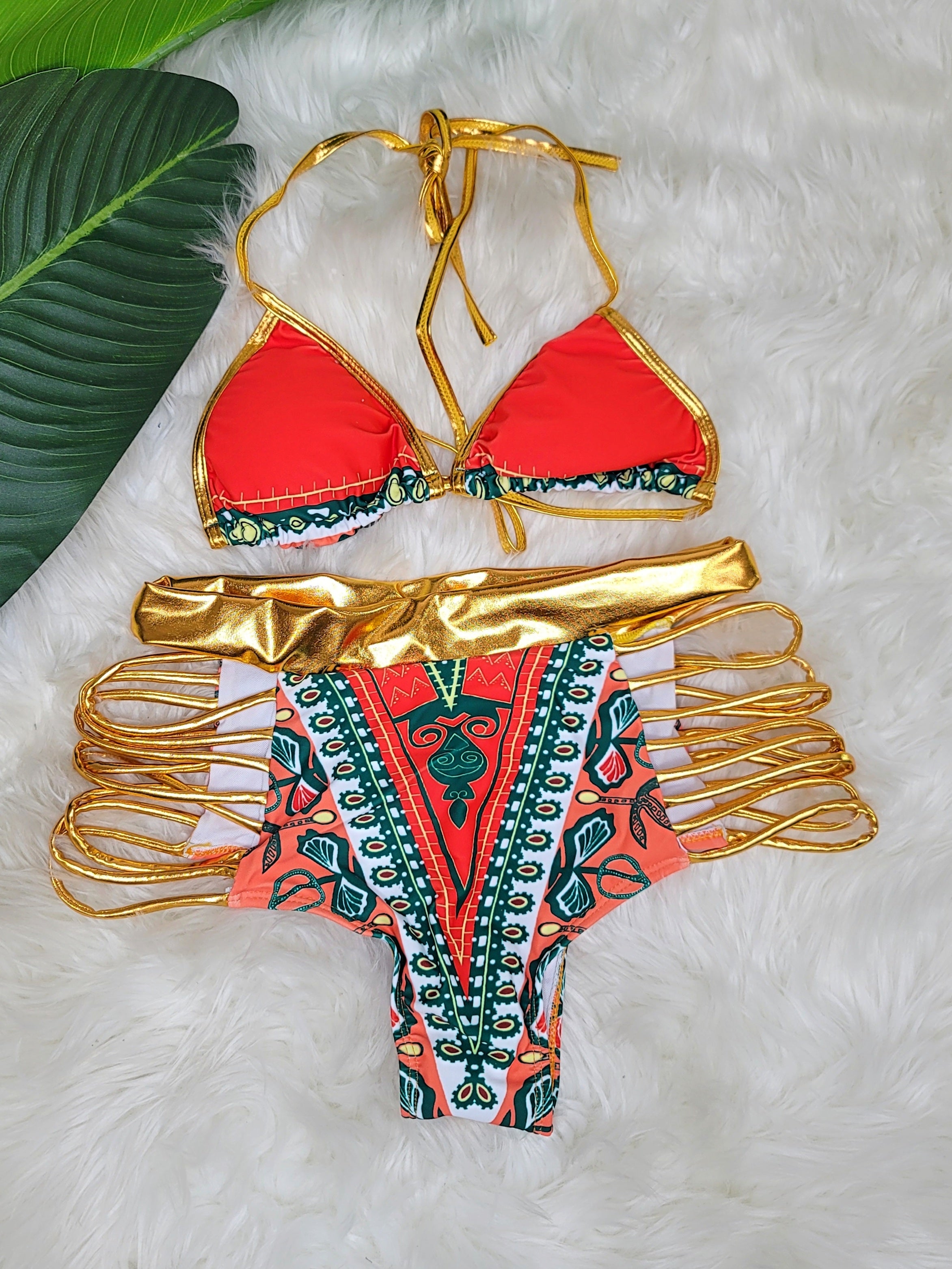 Egyptian Swimsuit Orange