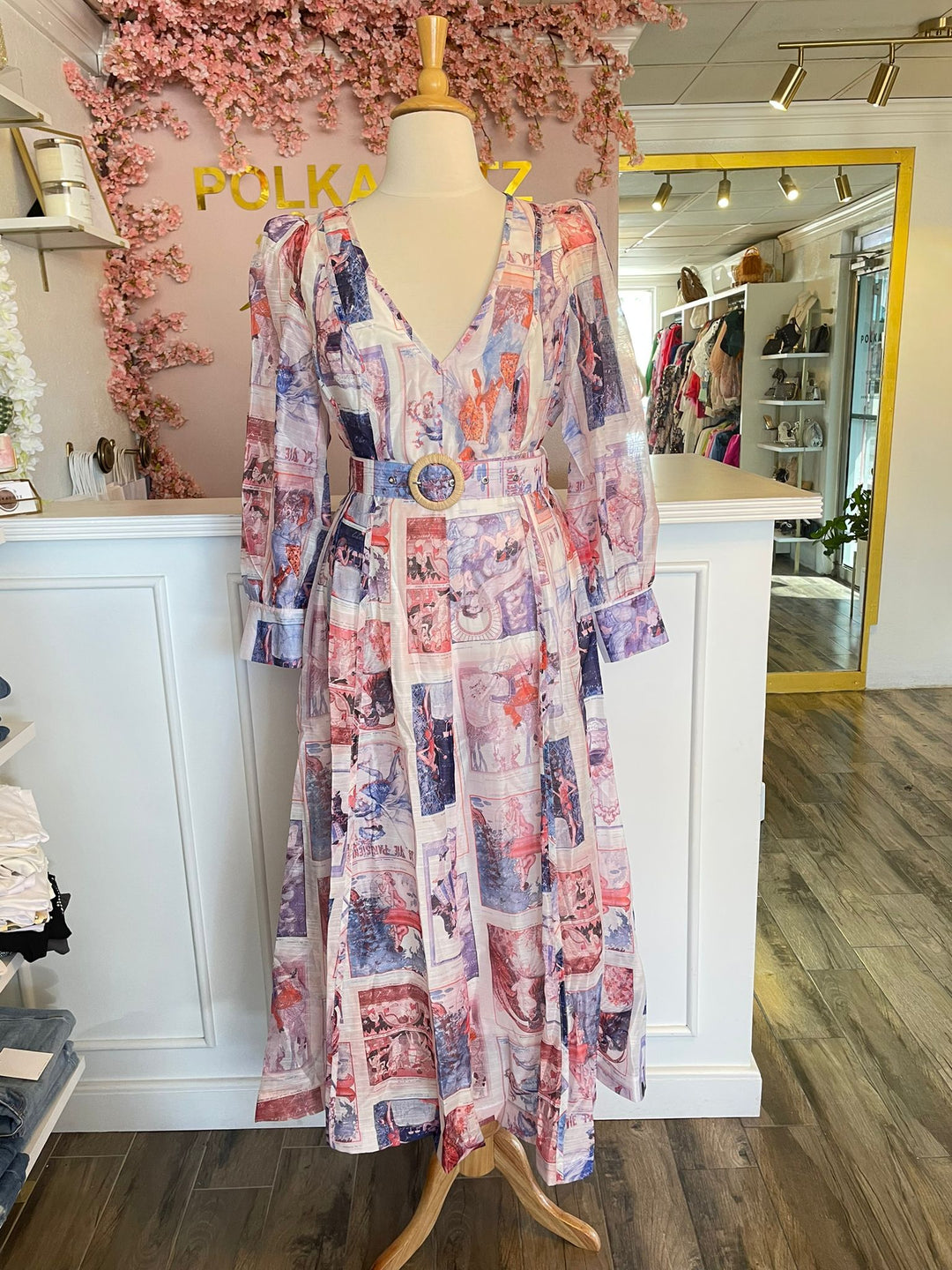 Read All About It Button Up Maxi Dress